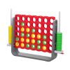 Giant 4 In a Row Game Set, Outdoor and Indoor Game for Adults and Kids, Intelligent Toy,Red and Gray