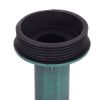 Outdoor Garden Green Pedestal Bird Bath Feeder