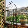 2 Pack Metal Garden Trellis 71" x 19.7" Rustproof Trellis for Climbing Plants Outdoor Flower Support Black