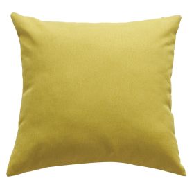 2/4pcs Garden Outdoor Cushion Cover Waterproof exterior cushions Pillowcases for Patio balcony Couch picnic Pillow Cover 45x45 (Color: Yellow, size: 2pcs 45x45cm-18x18in)