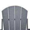 Folding Adirondack Chair Weather Resistant, Outdoor HDPE Lawn Chair