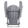 Folding Adirondack Chair Weather Resistant, Outdoor HDPE Lawn Chair