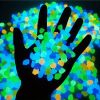 500pcs/bag Luminous Stones Glow In The Dark Pebbles, Home Garden Decoration Outdoor Yard Lawn Path Decor, Aquarium Glow Rocks